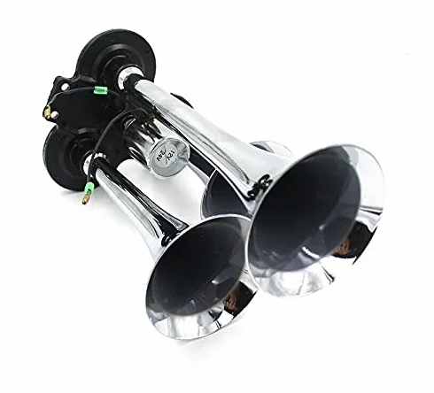 24V mocny klakson pneumatyczny z 3 trąbkami i elektromagnesem 130dB do ciężarówki