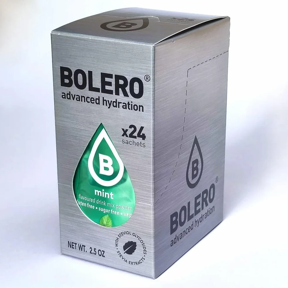Bolero Napój 24 Saszetki 3g Proszek Rozpuszczalny Mięta Stewia 72g