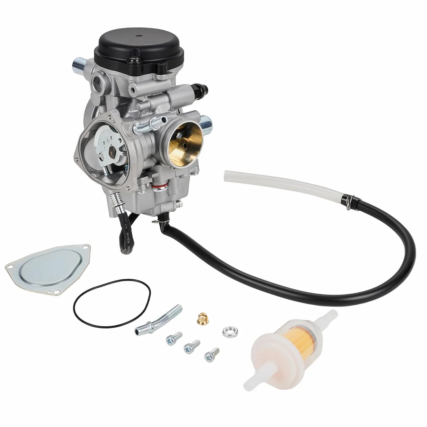 JFG RACING Gaźnik 33 mm, gaźnik do ATV Bruin350 04-06 Big Bear400 00-06 Grizzly350 07-11 Grizzly450 07-12 Kodiak400 00-06 Bruin Big Bear Wolverine Kodiak Grizzly