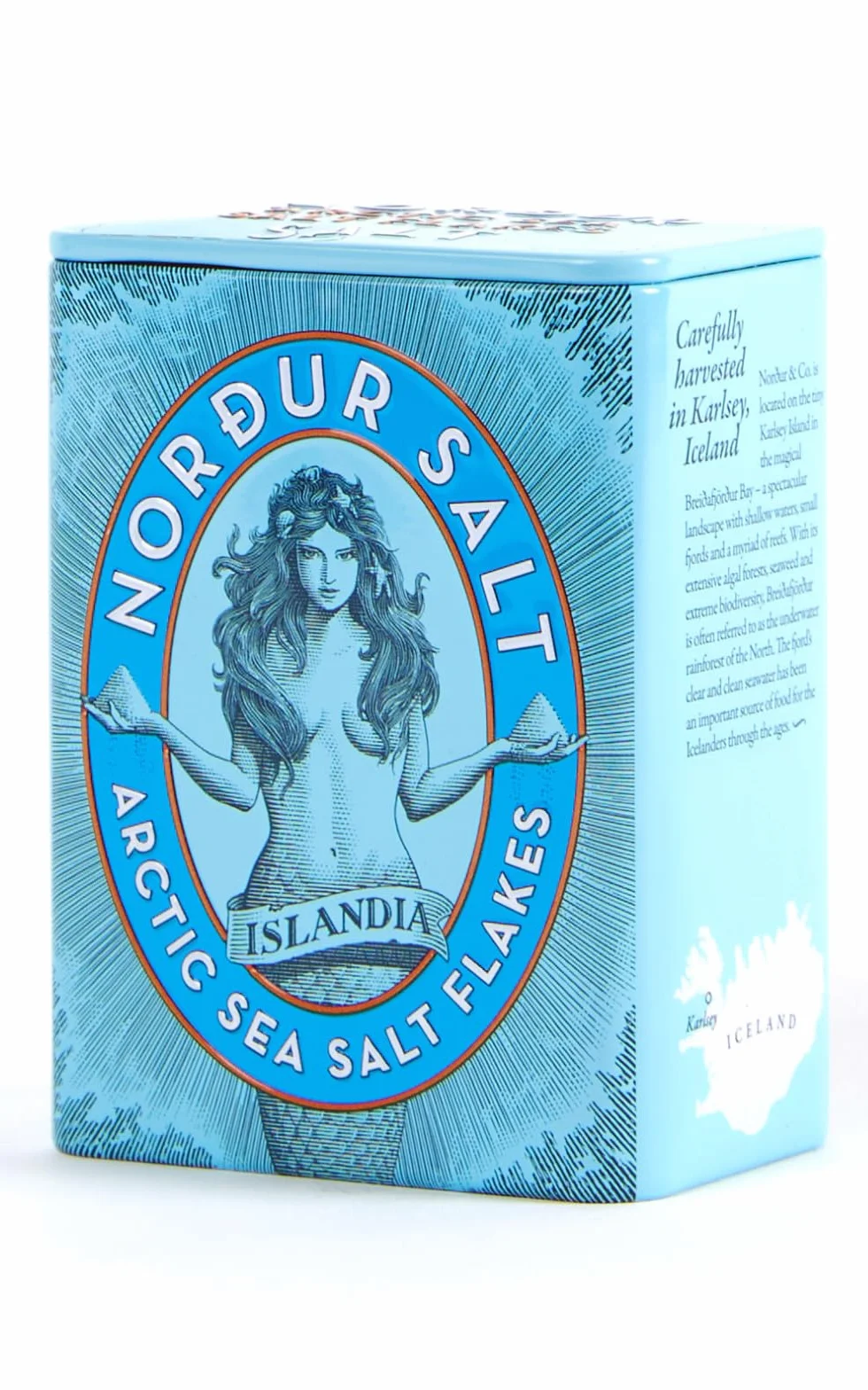 Nordur Arctic Sea Salt Flakes Tin 4.4 OZ