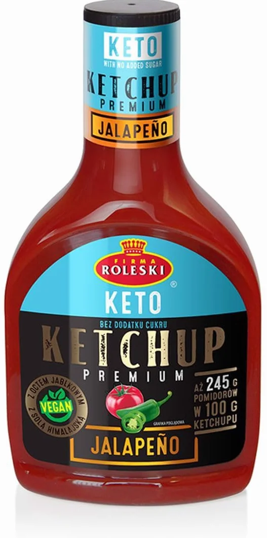 Roleski Ketchup Premium Jalapeno Keto 425g
