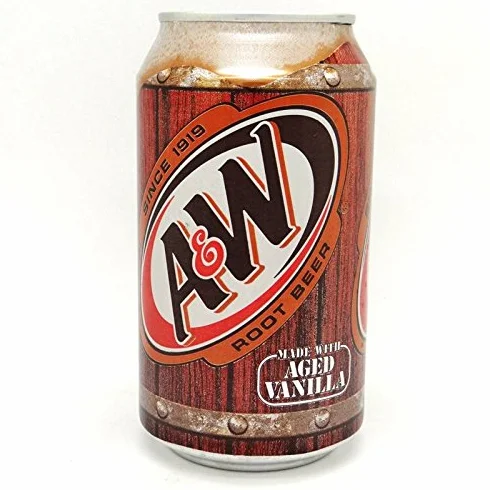 A&W Root Beer Can - 24 Case