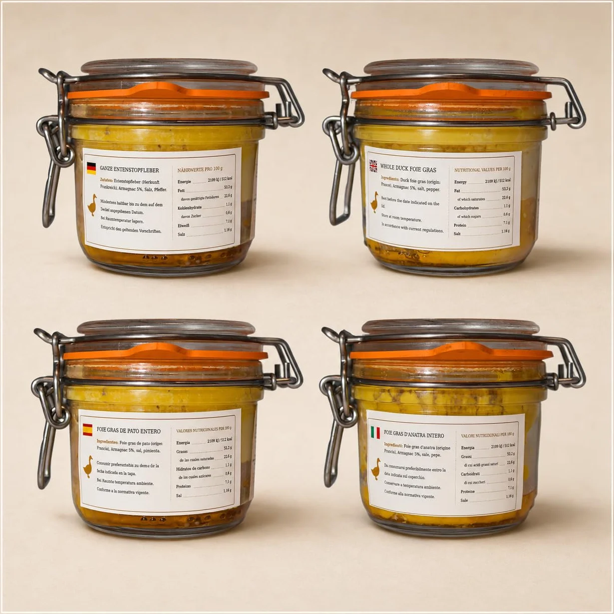 Relais Gourmet - Foie Gras cały Armagnac - 80gr