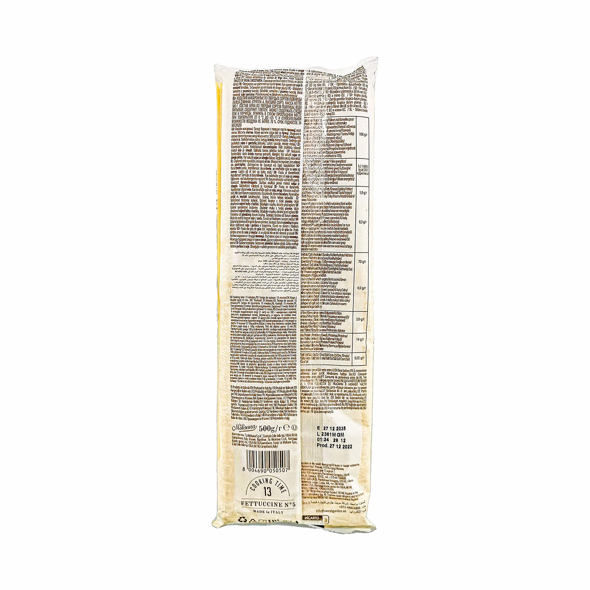 Makaron Molisana Fettuccine n.5 500g włoski