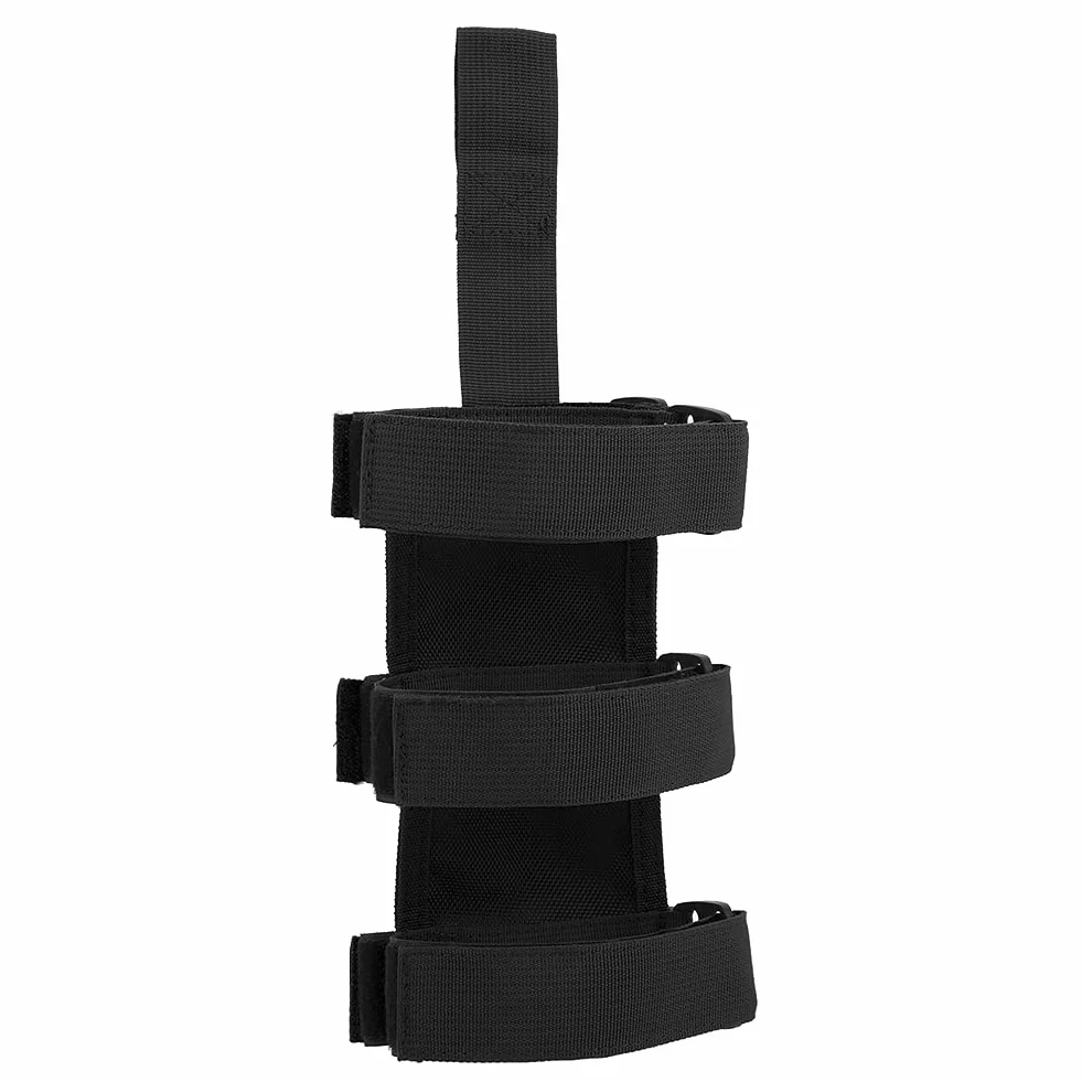 Pasek gaśnicy samochodowej regulowany uchwyt mocujący do Jeep Wrangler TJ YJ JK CJ (Black)