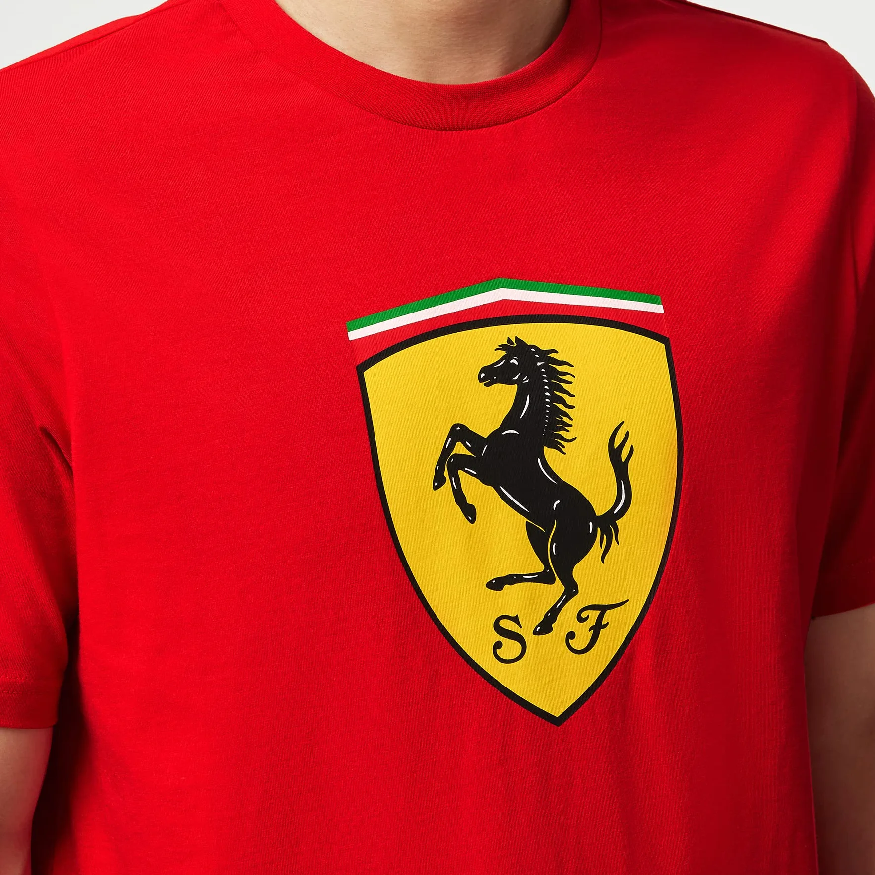 Ferrari Big Shield Tee Black
