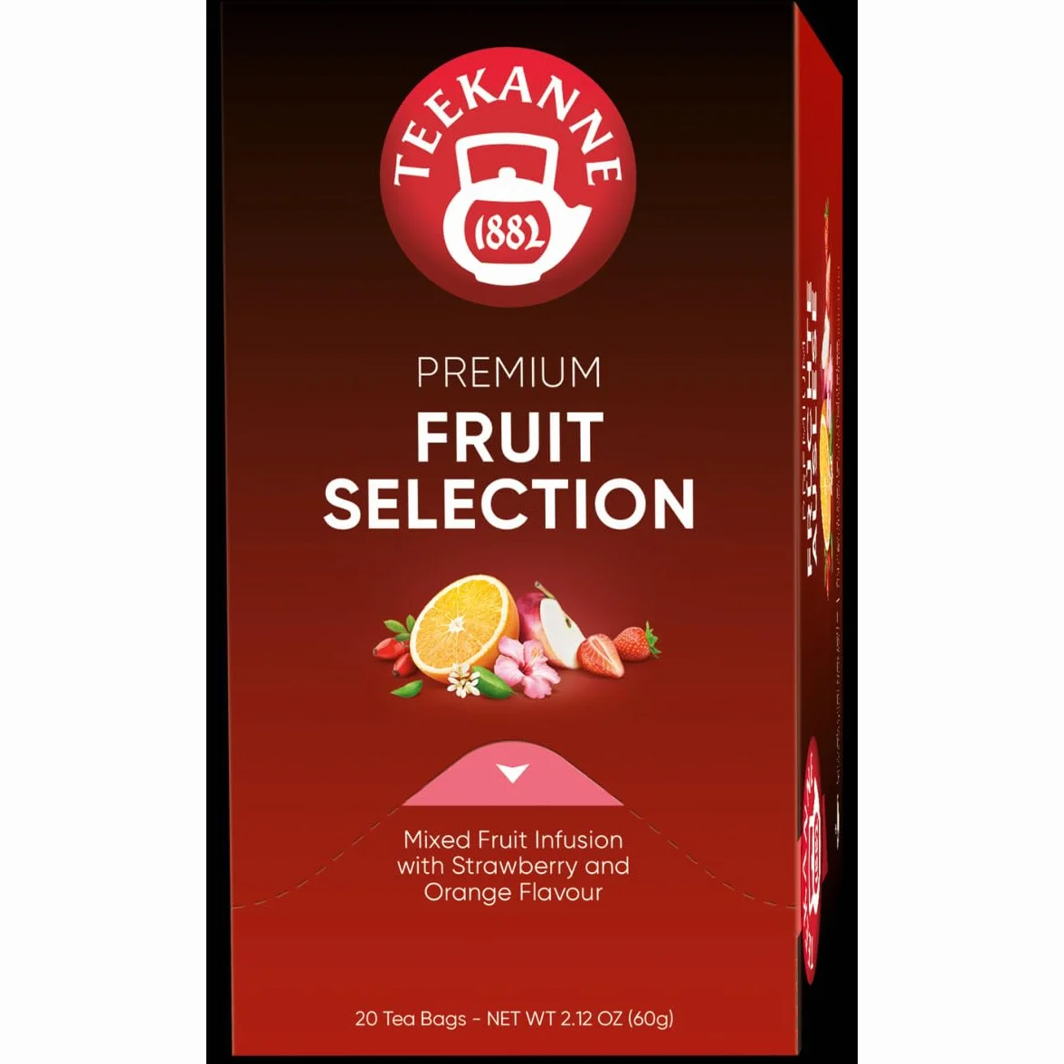 Teekanne Premium Fruit Selection, 5 sztuk (5 x 20 torebek herbaty), 5 x 60 g