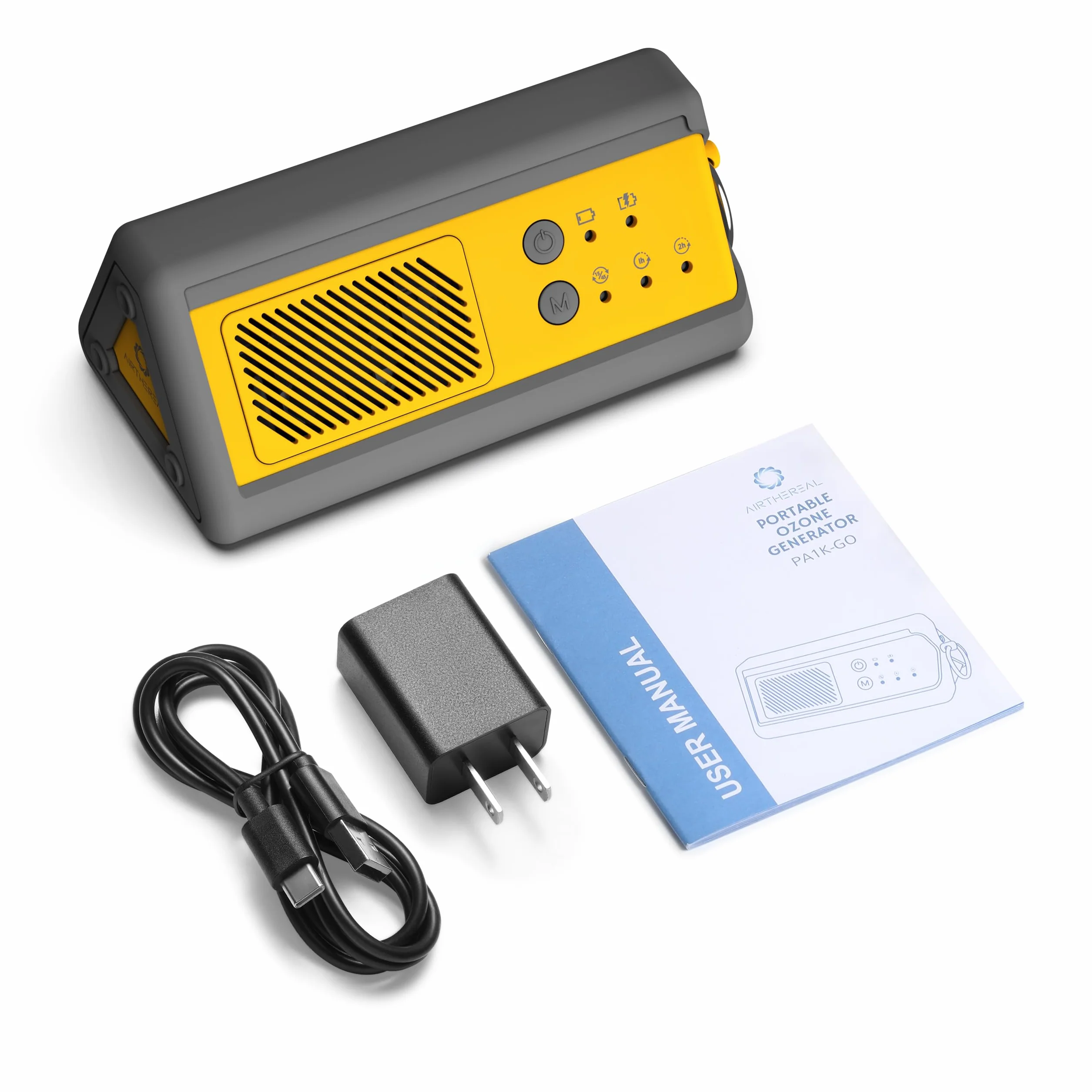 Airthereal PA1K-GO przenośny generator ozonu bezprzewodowy zasilany bateriami eliminator zapachów