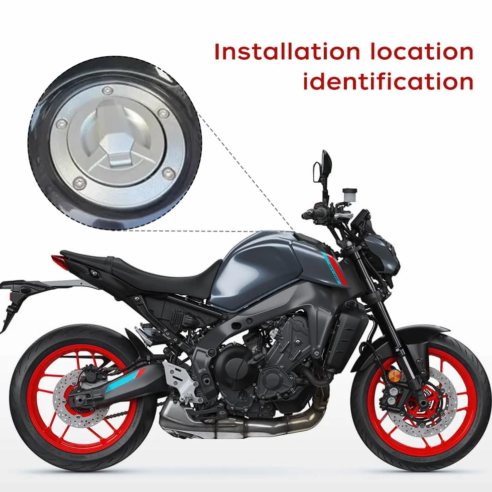 Uchwyt zbiornika pasażera, uchwyty na zbiornik paliwa, motocykl uchwyt na zbiornik paliwa, do motocykli Y-amaha FZ1 FZ6 FZ8 MT-03 MT-07 MT-25 R7 XJ6 YZF-R1 YZF-R3 YZF-R6