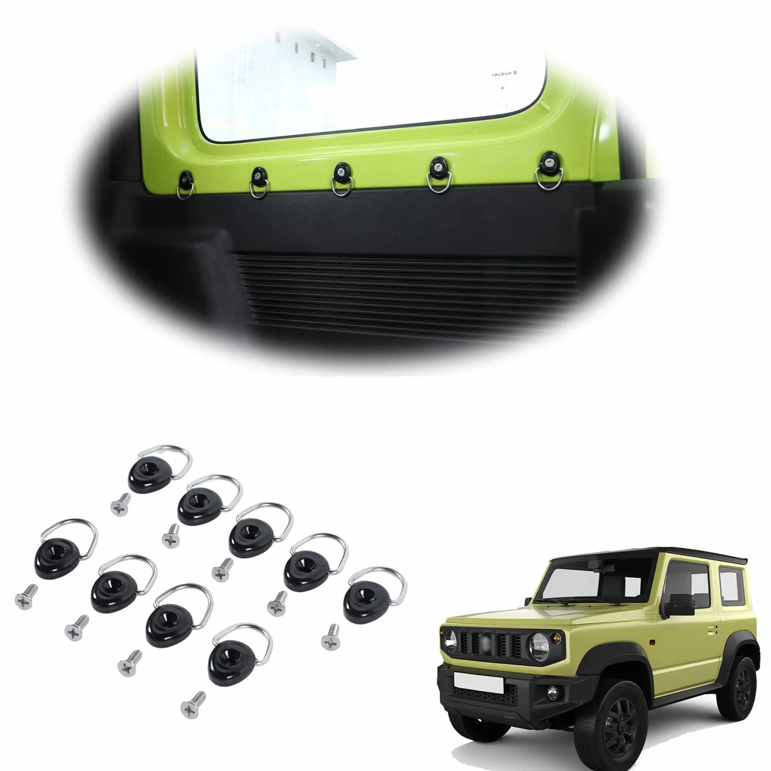 Haczyki do bagażnika Suzuki Jimny JB64 JB74 2019-2024