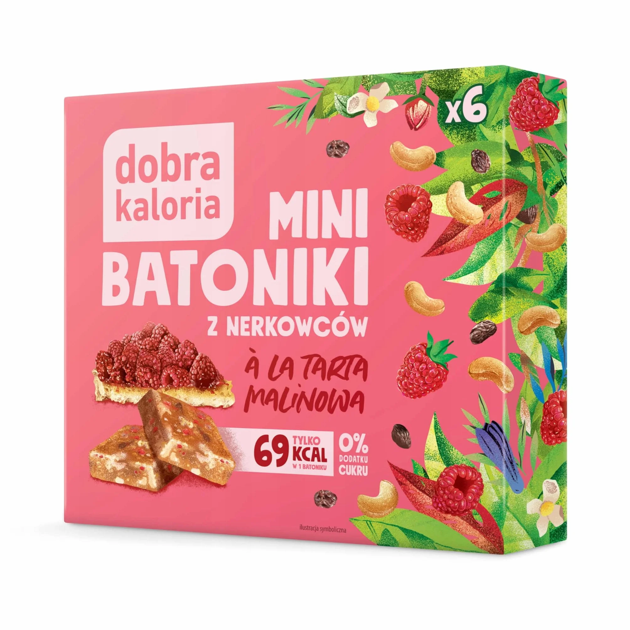 Dobra Kaloria Mini Batoniki Tarta Malinowa 102 g