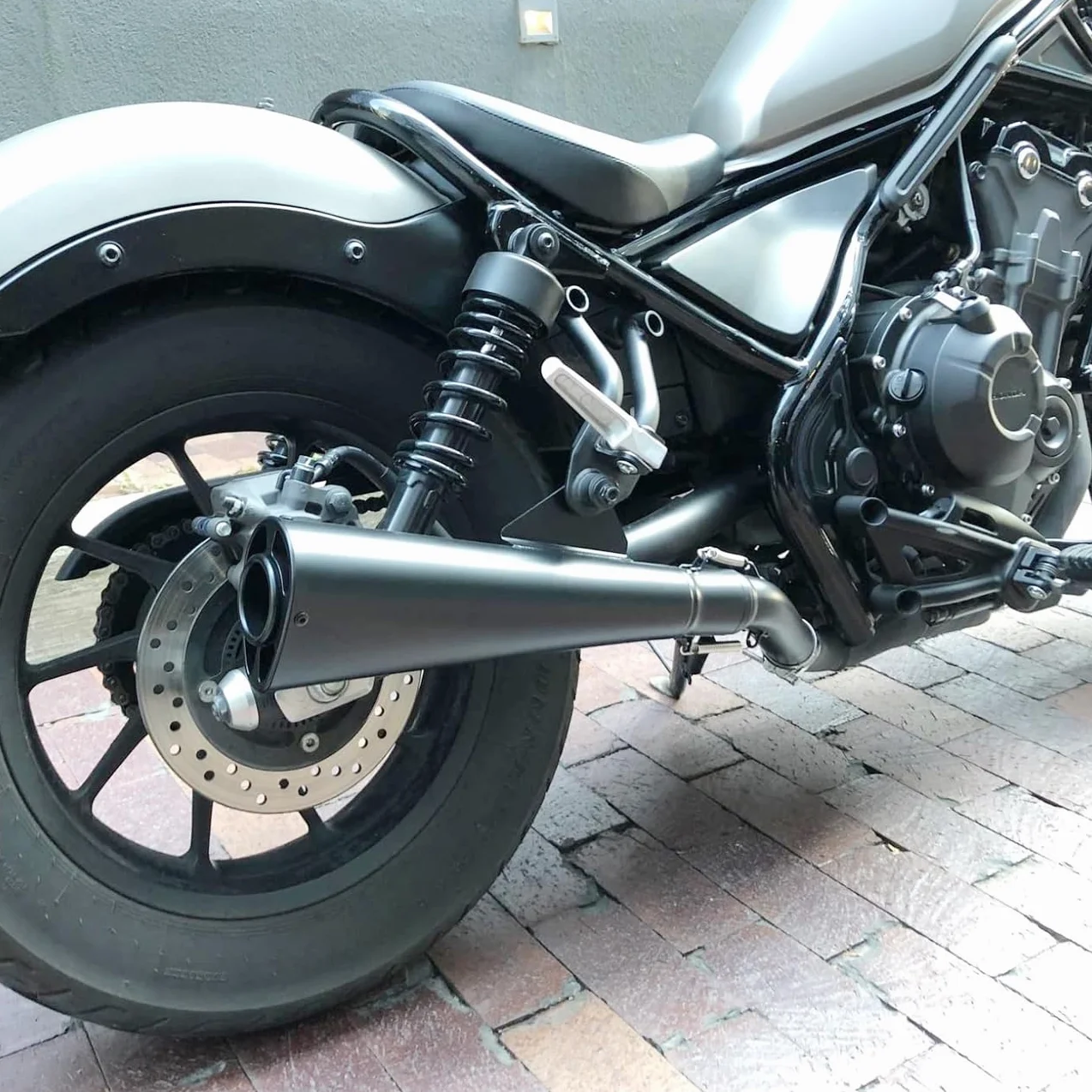 tłumik wydechowy motocykla rura rurowa kompatybilna z H-onda CMX500 Rebel 500 2017 2018 2019 2020 2021 2022 CMX 500 Rebel rura wydechowa 17 18 19 20 21 akcesoria