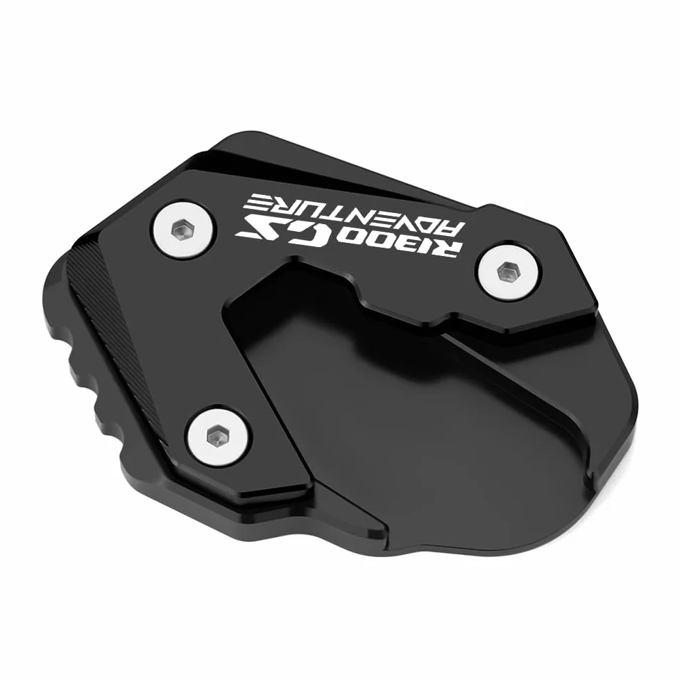 Modeer Kompatybilny z B.M.W R1300GS Adventure 2024 + stojak boczny do motocykla CNC, podkładka przedłużająca gsa 1300 r 1300 gsa r1300 gs akcesoria adv (czarne)