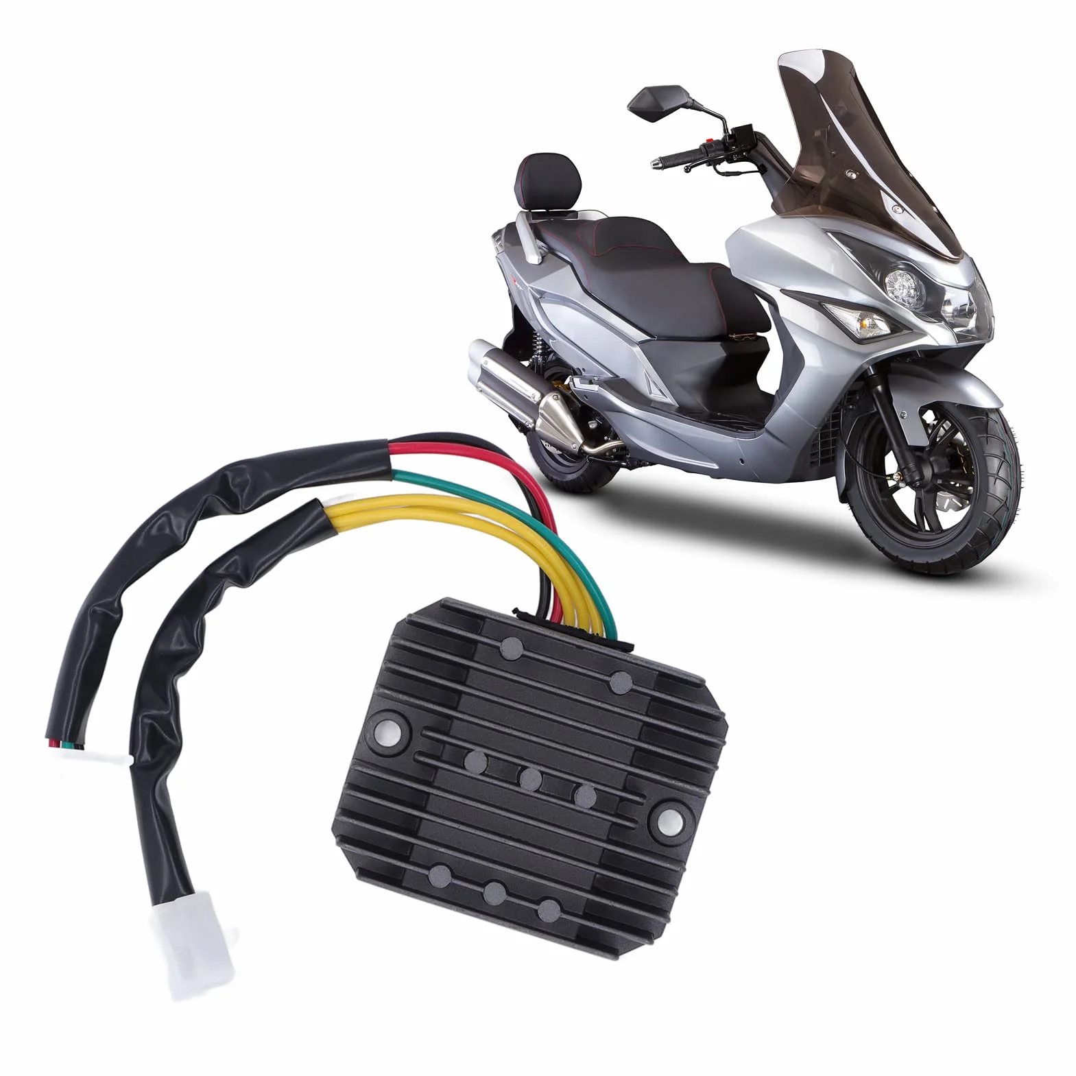 Regulator Napięcia 12V Prostownik TGB 552803 Zamiennik Aluminium dla Daelim X-Motion 125