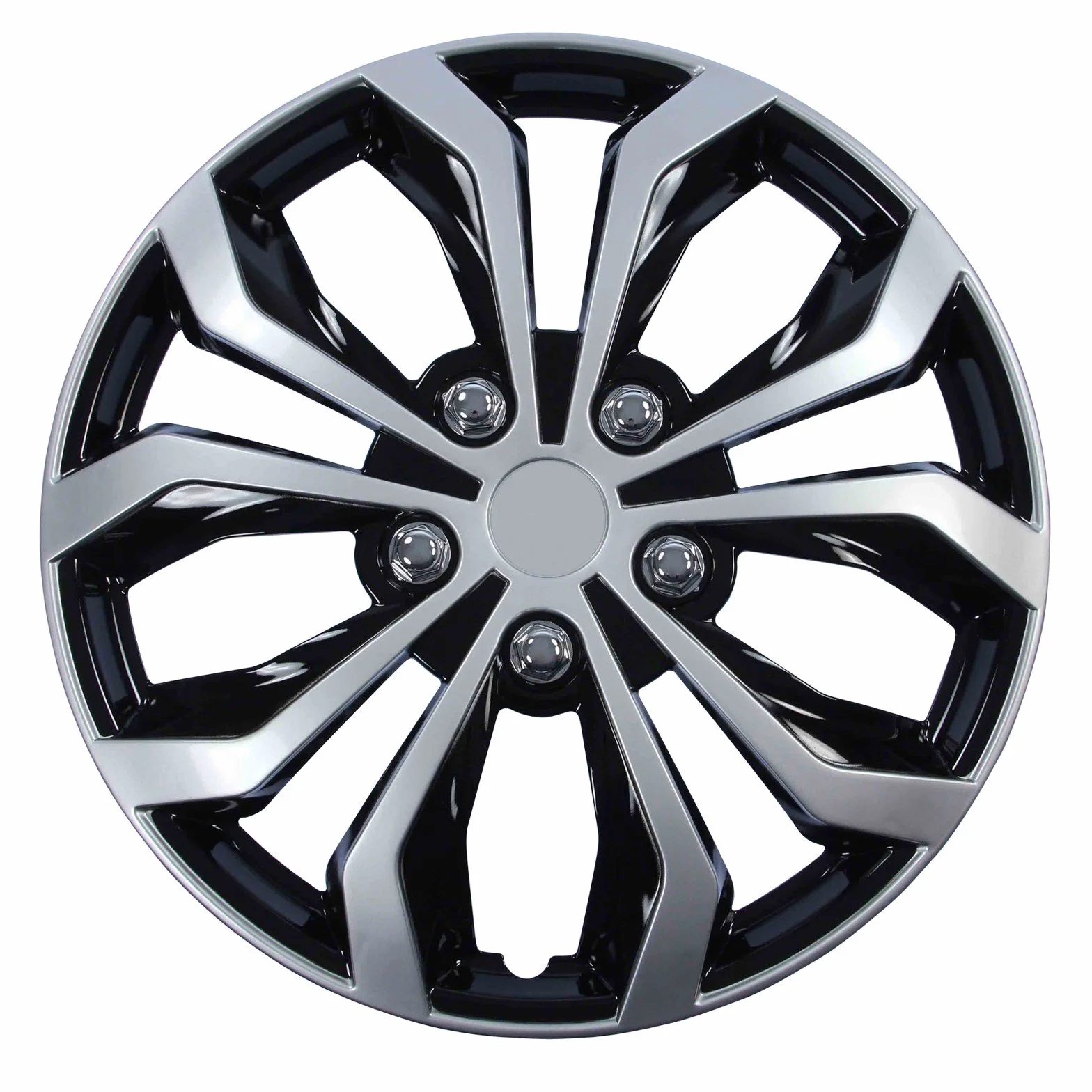 Cartrend Dayton Czarno-Srebrny 16 Cali 4 Uniwersalne Kołpaki