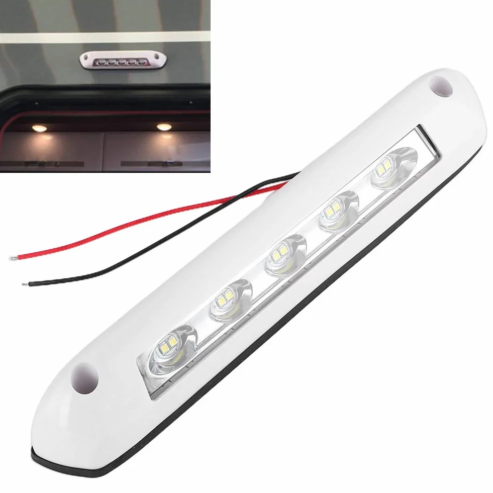 Wodoodporne światło RV, 12 V/24 V RV LED światło uniwersalne 8 W wodoodporne markiza ganek lampa bar samochód oświetlenie zewnętrzne