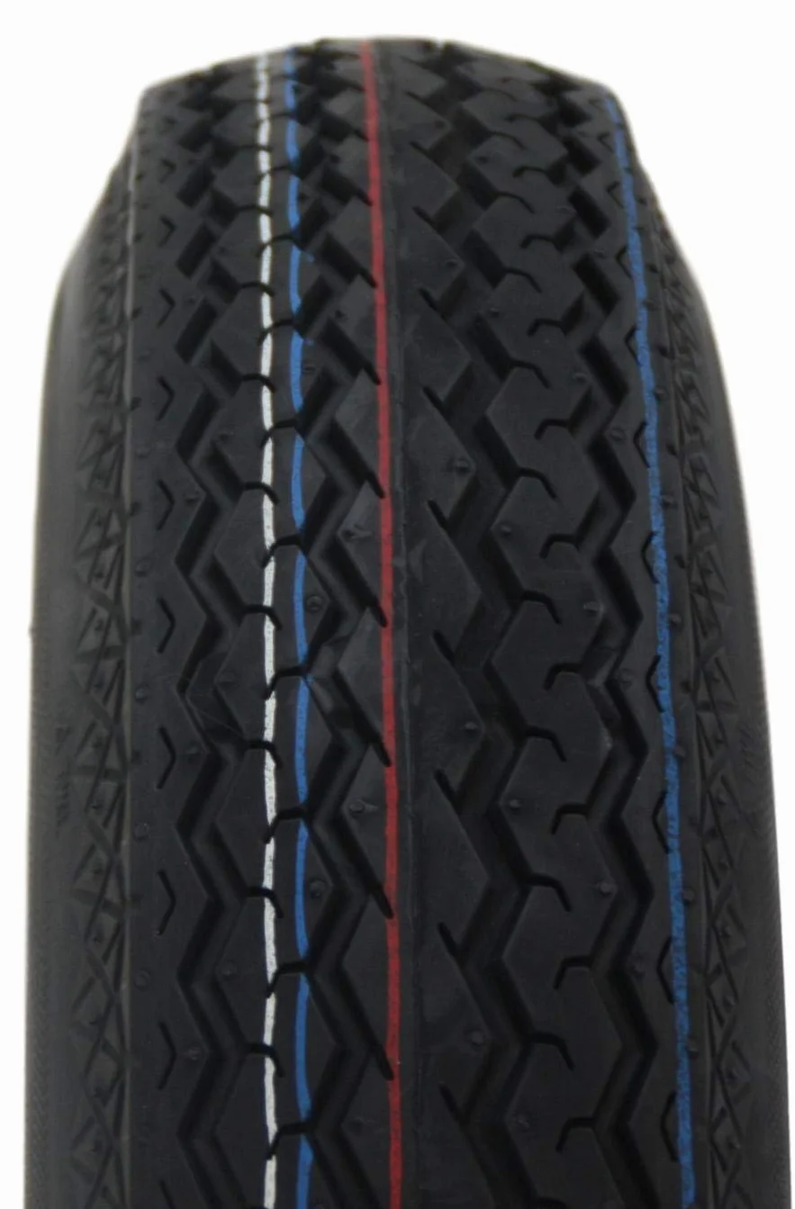2 sztuki kół zapasowych do przyczepy Deli do kompletnego koła Stema DDR 4.00-8/4.80-8 4PR 70M koło łącznie z 8 śrubami stożkowymi
