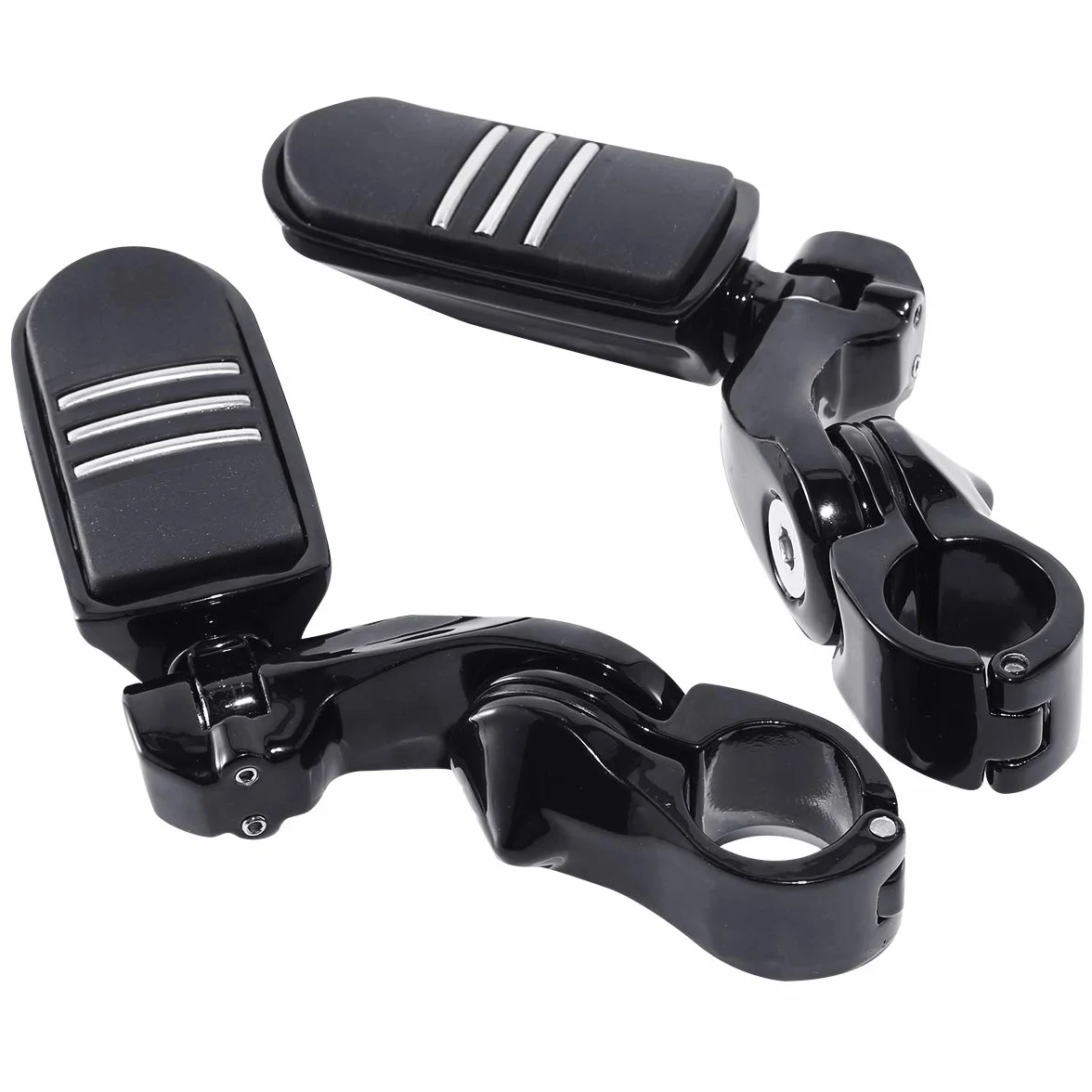 TCMT Podnóżki autostrady 32 mm kompatybilne z Electra Road King Street Glide Touring czarne