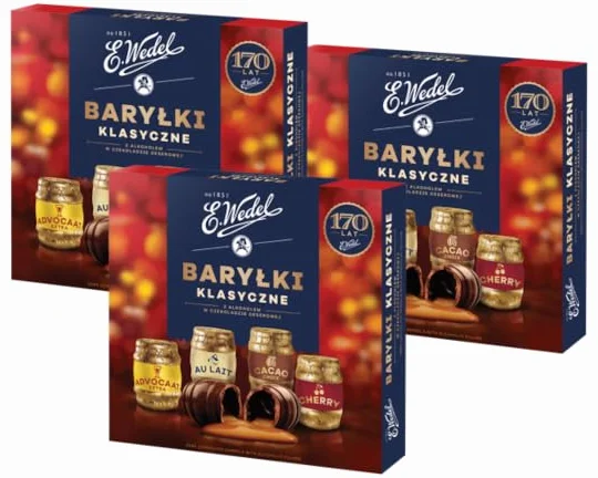 3 x Baryłki Classic 200 g E.Wedel