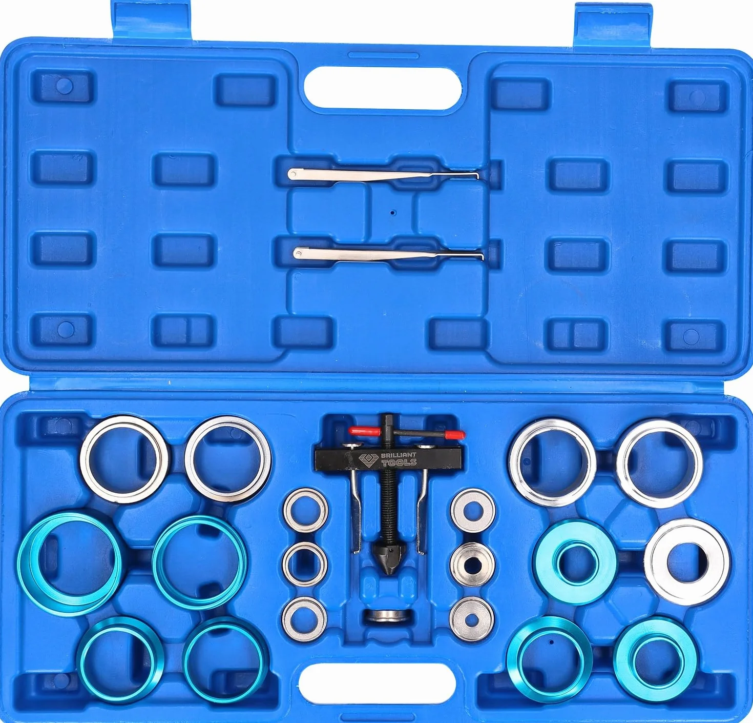 BRILLIANT TOOLS BT542030 Zestaw do montażu i demontażu promieniowych pierścieni uszczelniających 24-szt