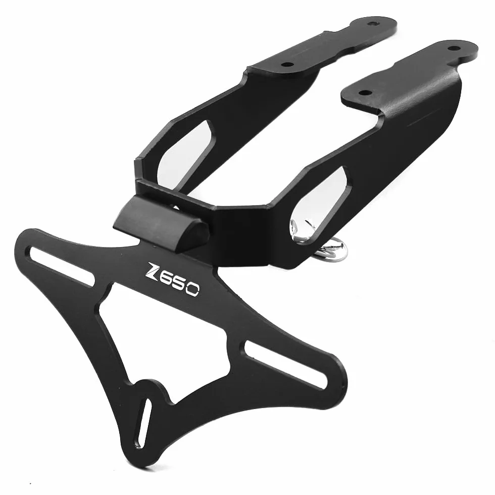 Wspornik tablicy rejestracyjnej kompatybilny z Z650 2018-2024 Fender Eliminator uchwyty tablicy rejestracyjnej, ochrona przed rozpryskami, klapy, ochrona przed rozpryskami, zderzak, 2024,