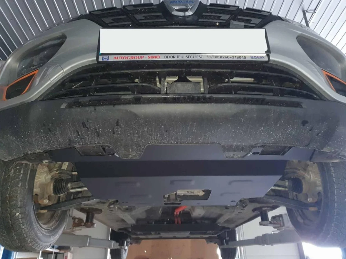 osłona metalowa pod silnikiem, kompatybilna z Dacia Spring – (2021–2025)