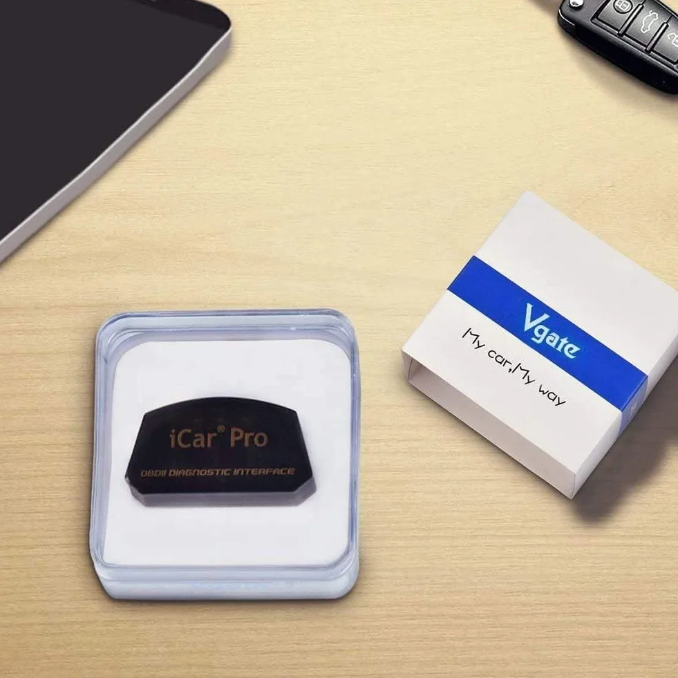 Vgate iCar Pro BLE 4.0 Narzędzie diagnostyczne OBD2 Czytnik kodów usterek OBDII Kompatybilny adapter samochodowy Check Engine Light dla iOS, Android i Windows