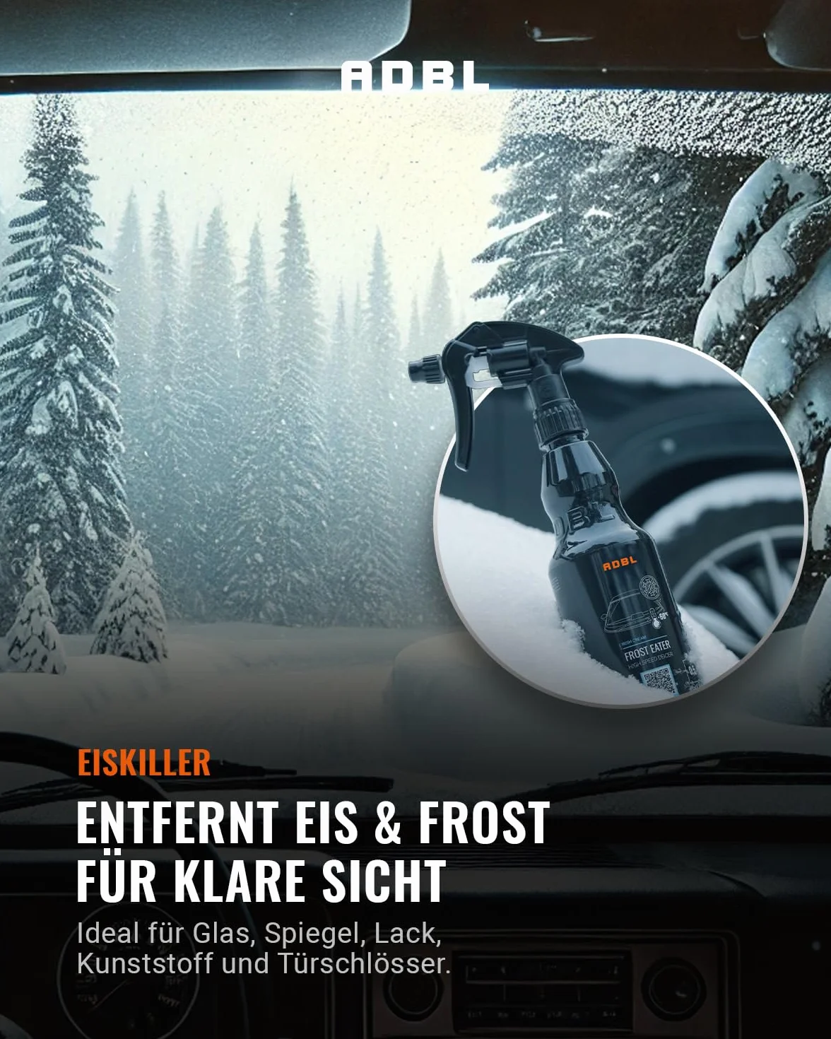 ADBL Frost Eater Odmrażacz -60C do Szyb 0,5L