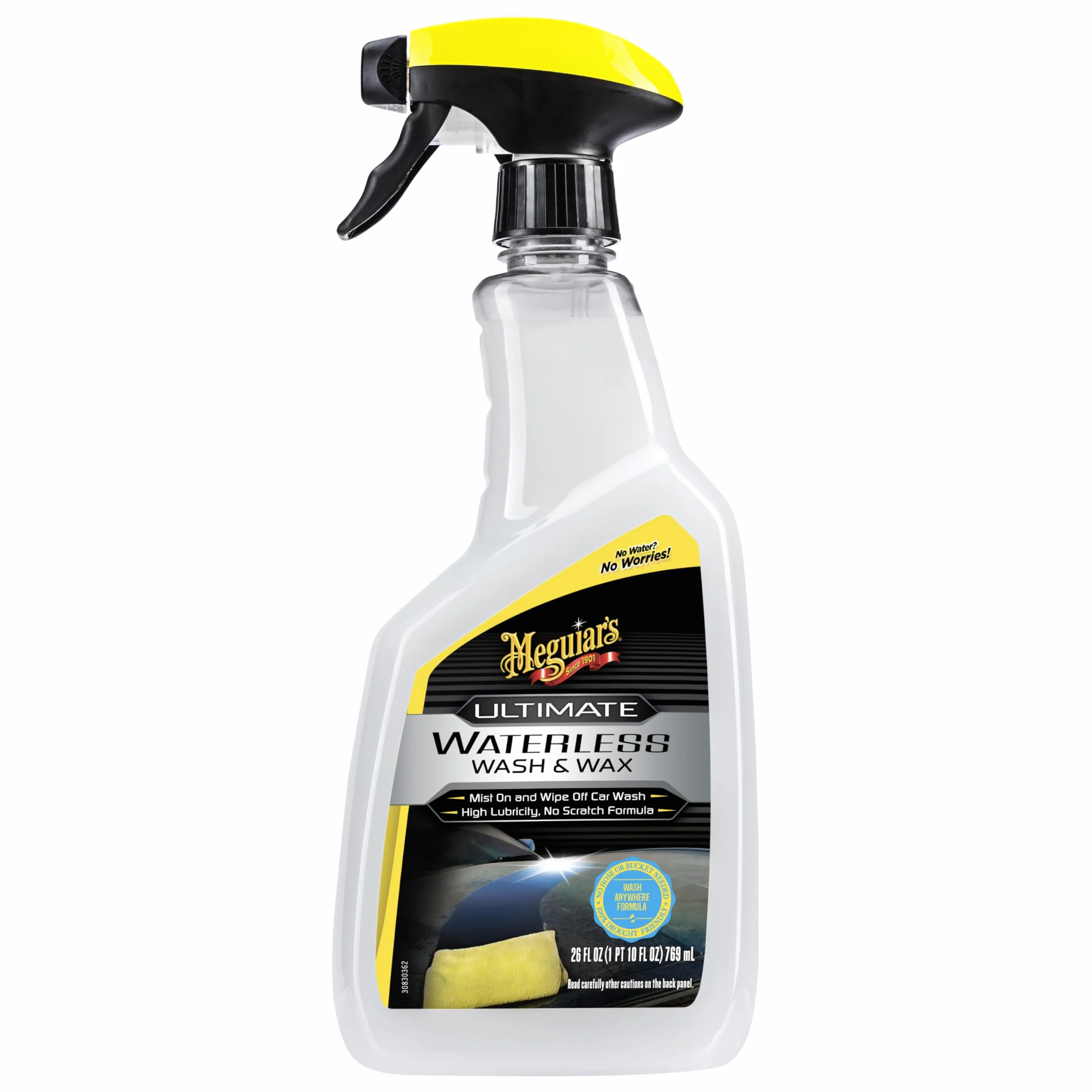 Meguiar's Ultimate Mycie bezwodne i Wosk do prania na sucho, 768 ml