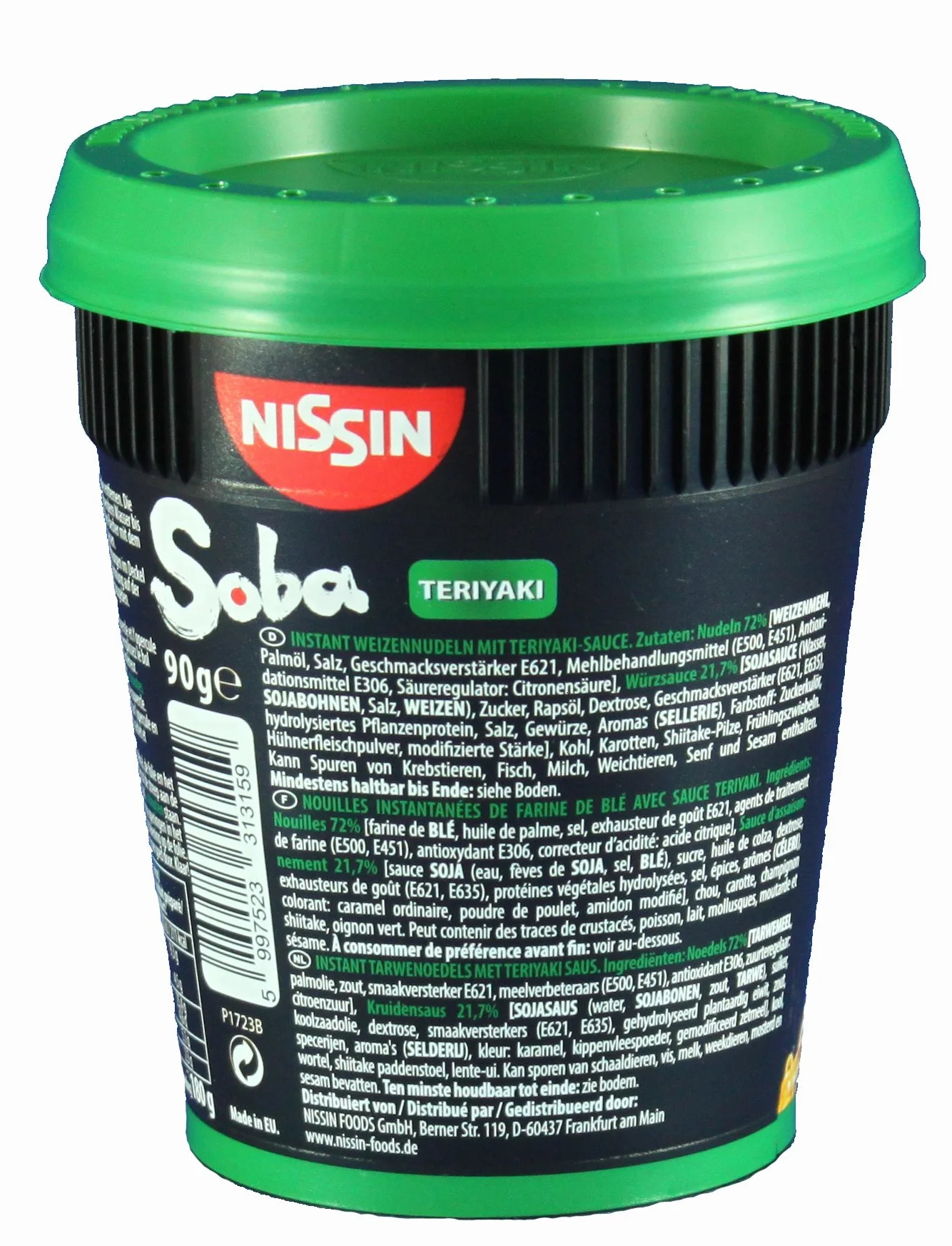 NISSIN Soba Cup Teriyaki 8 x 90 g