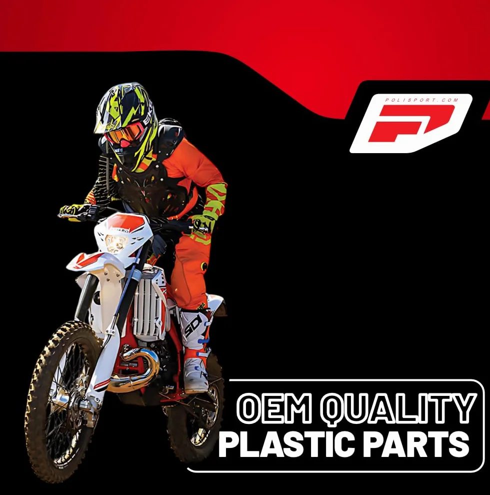 POLISPORT 91085 - Polisport Enduro Restyling zestaw replik dla tych, którzy szukają jakości OEM do motocykli BETA w kolorze czerwonym