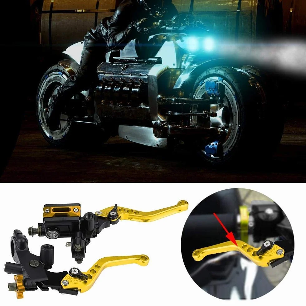 EBTOOLS para dźwigni sprzęgła hamulca uniwersalny cylinder główny 7/8" (22mm) motocyklowy
