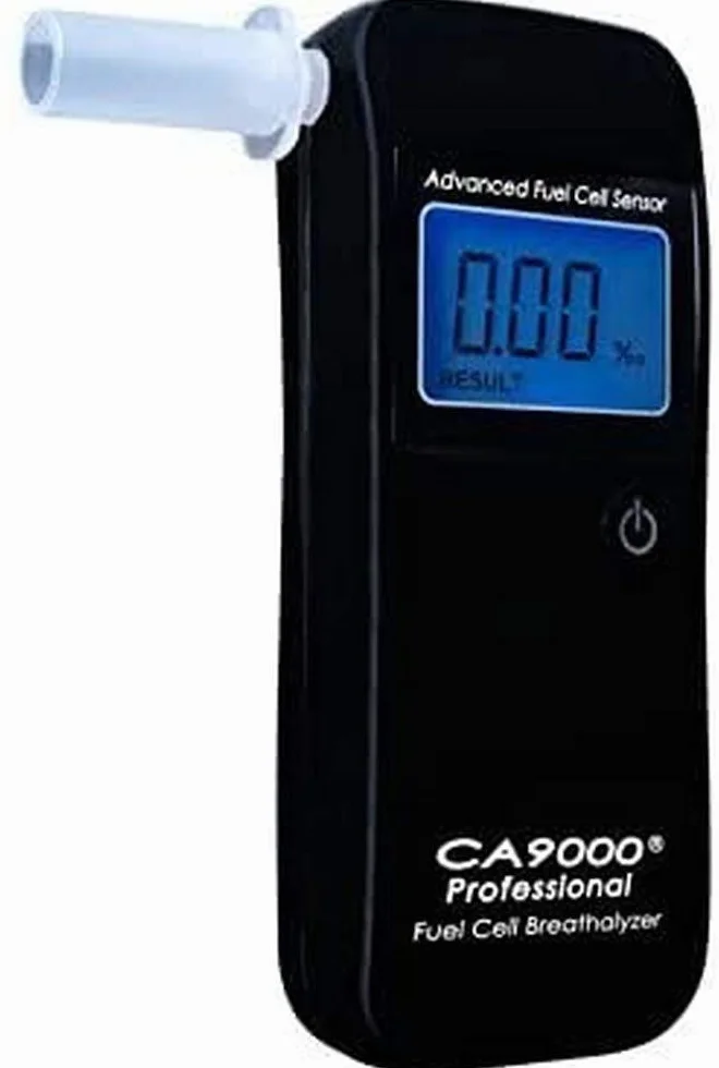 CA9000 Professional Alkomat, tester promili, cyfrowy, elektrochemiczny, podświetlany ekran LCD