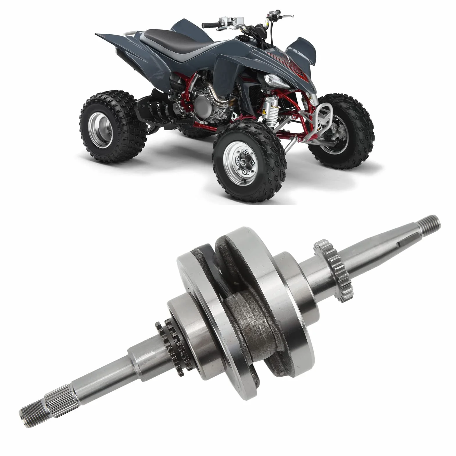Skutery wał Korbowy, 22T zespół Wału Korbowego Stop Aluminium do Silników ATV 4 Suwowy GY6 QMB139