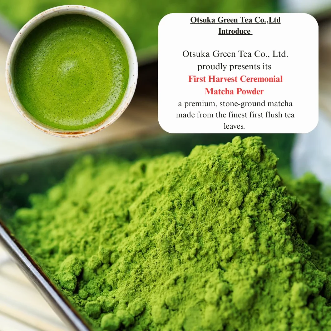Ceremonial Matcha Powder First Harvest 100g Made in Shizuoka Japan