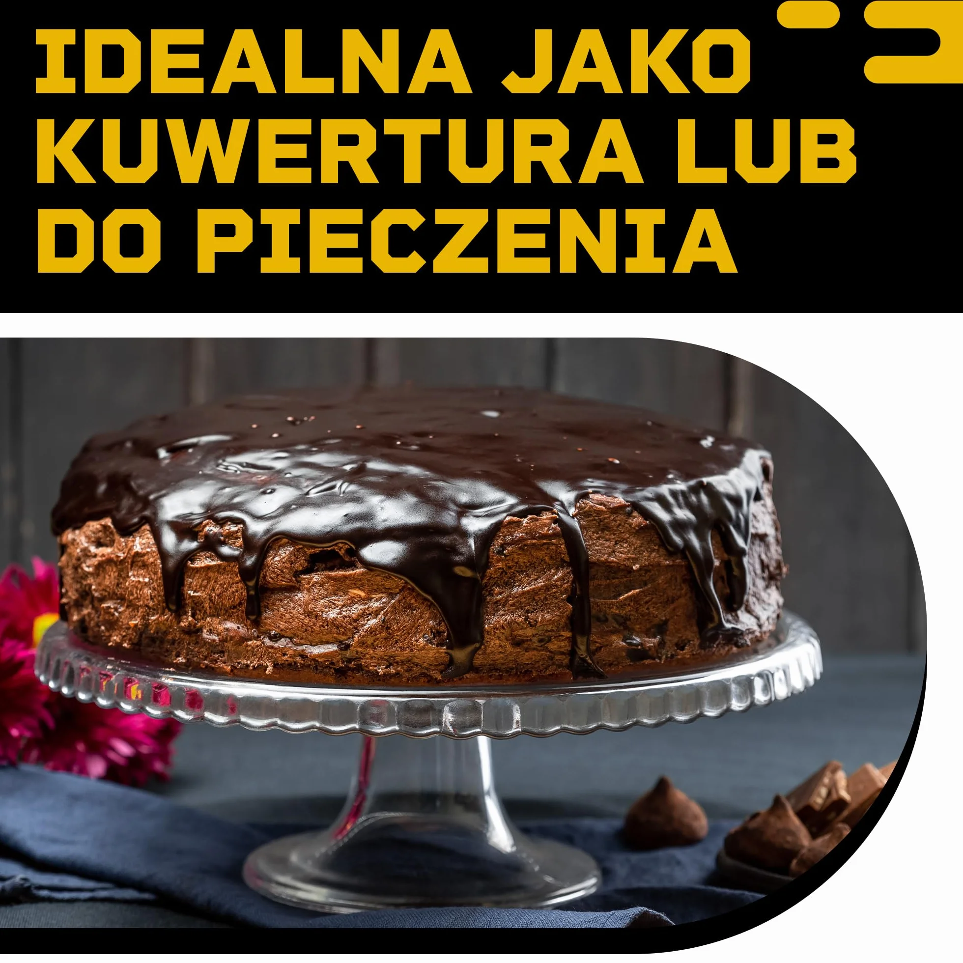 DIBYS Kropelki czekolady gorzkiej 900 g Belgijska czekolada do fontann i fondue Kuwertura gorzka