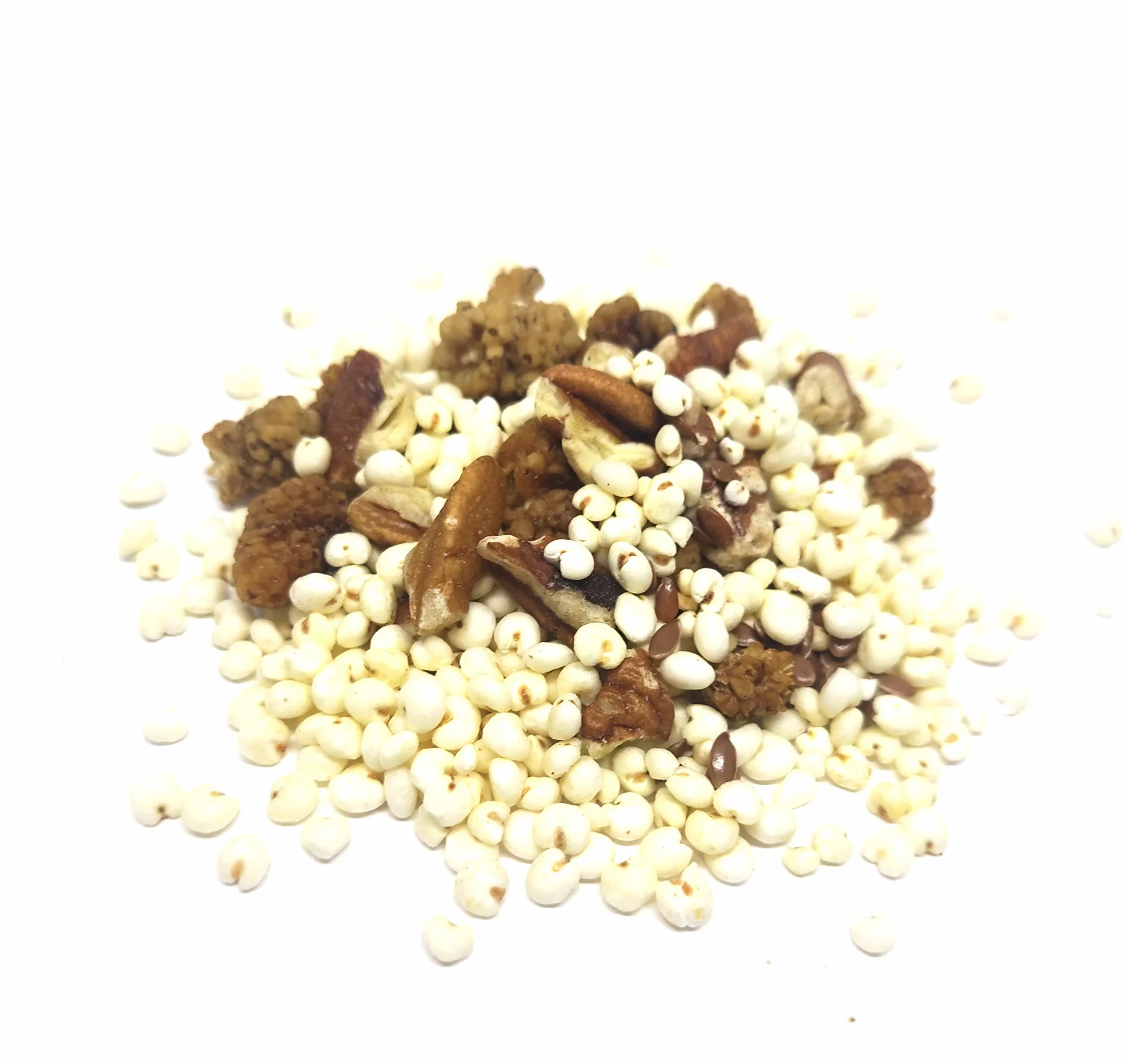 Malinowe MUSLI BEZGLUTENOWE KASZA PECAN MORWA BIAŁA 500g naturalne