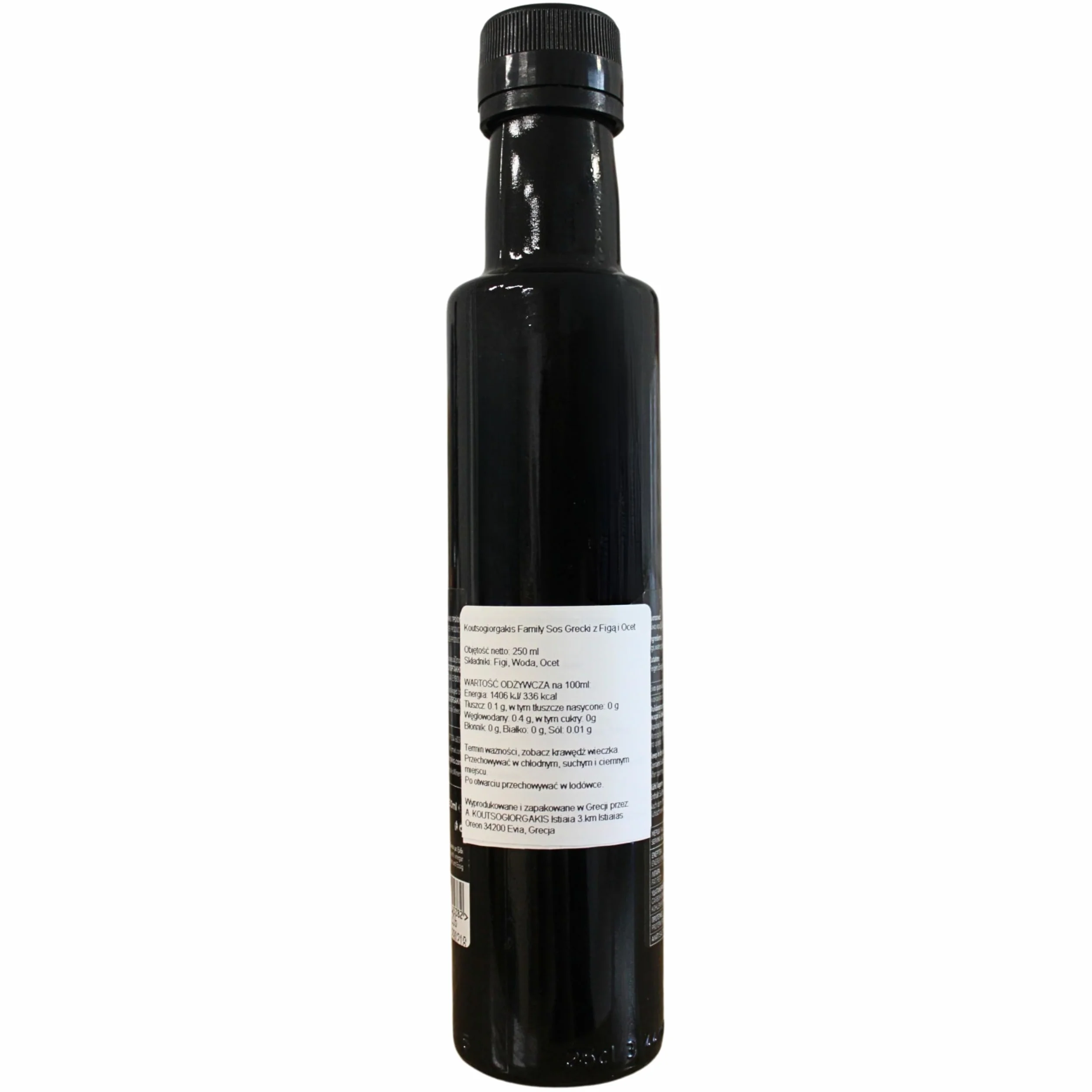 Sos Grecki z Figą i Ocet Koutsogiorgakis Family 2 x 250 ml