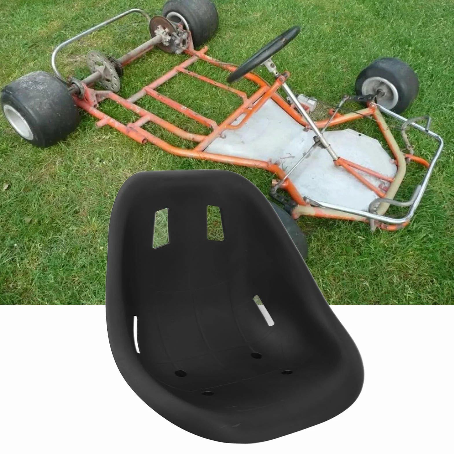 Fotel dla Drift Trike Racing Go Kart Duży Rozmiar Gokart Wyścigowy Man Sprint Track Seat Kit Moto Racing Kit Fotelik Kartingowy Drift Car Seat Oparcie Siodła