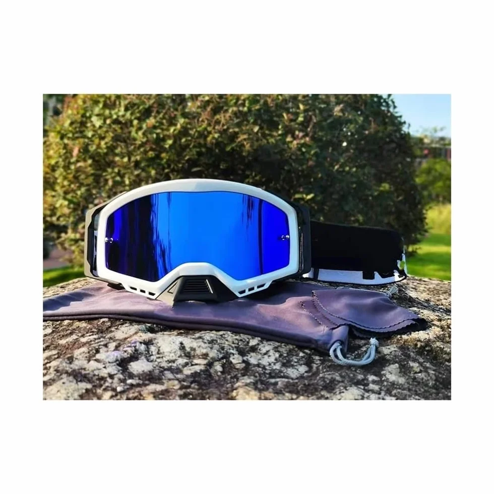 Gogle motocyklowe noktowizor kask gogle kierowcy okulary do jazdy 2020 Motocross ochronne okulary przeciwsłoneczne MX motocyklowe (kolor: E)