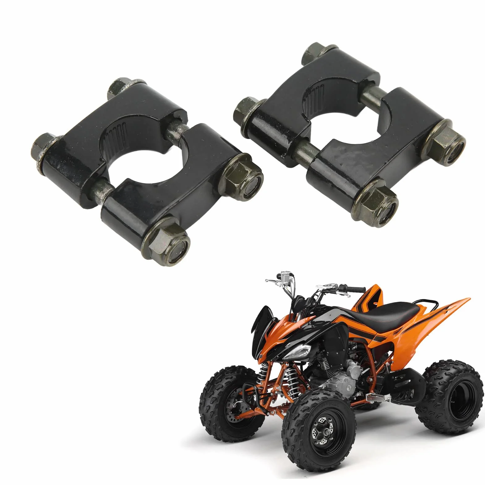 Uniwersalna Kierownica Riser Clamp 22mm Pojedynczy Otwór Uchwyt Mocowanie do Motocykla