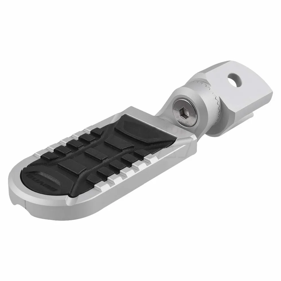 Dla BMW R1250GS 2019 2020, R1250 GS ADV 2019-2020, R1200GS 2017-2018, R1200 GS ADV 2014-2018 Obrotowy podnóżek motocyklowy Regulowany podnóżek kierowcy (B-Srebrny)