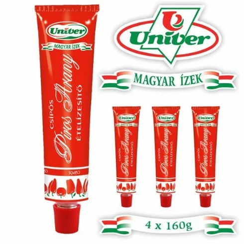 Ekonomiczny zestaw kremu paprykowego ostry 4 x 160 g