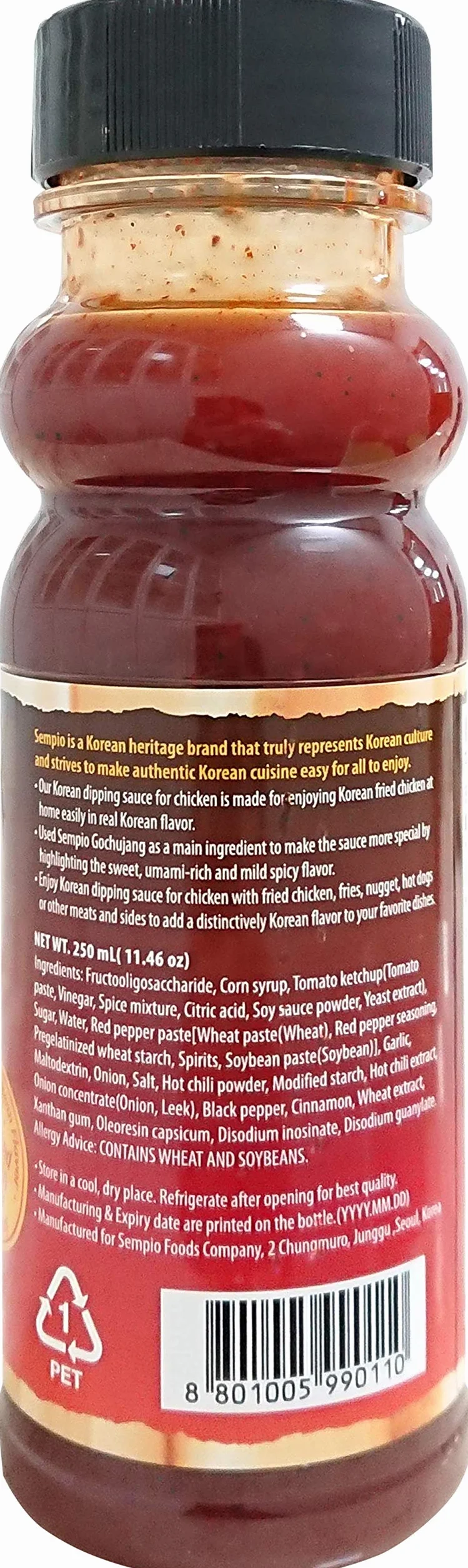 [ 250 ml / 325 g ] SEMPIO Korean fried Chicken sweet & spicy / Dip sos do kurczaka słodki i pikant
