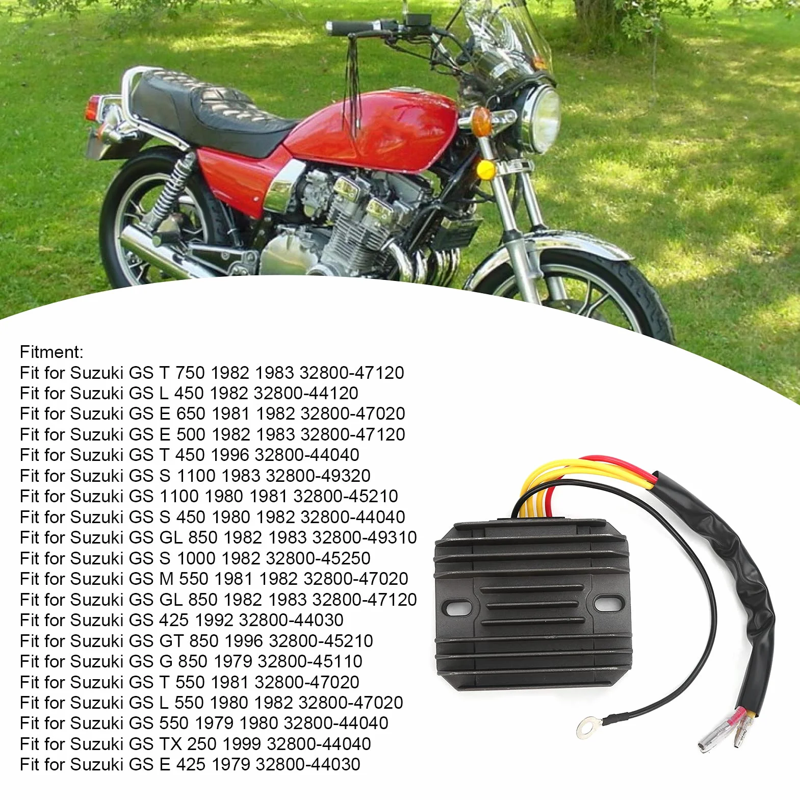 Prostownik Regulatora Napięcia Pasuje do Do Do GS 450 550 650 750 800 1000 Regulator Napięcia Prostownika 32800-47120