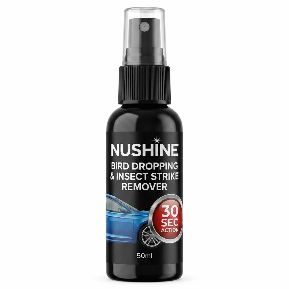 Nushine Spray do usuwania odchodów ptaków i owadów 50 ml (przyjazna dla środowiska formułą)