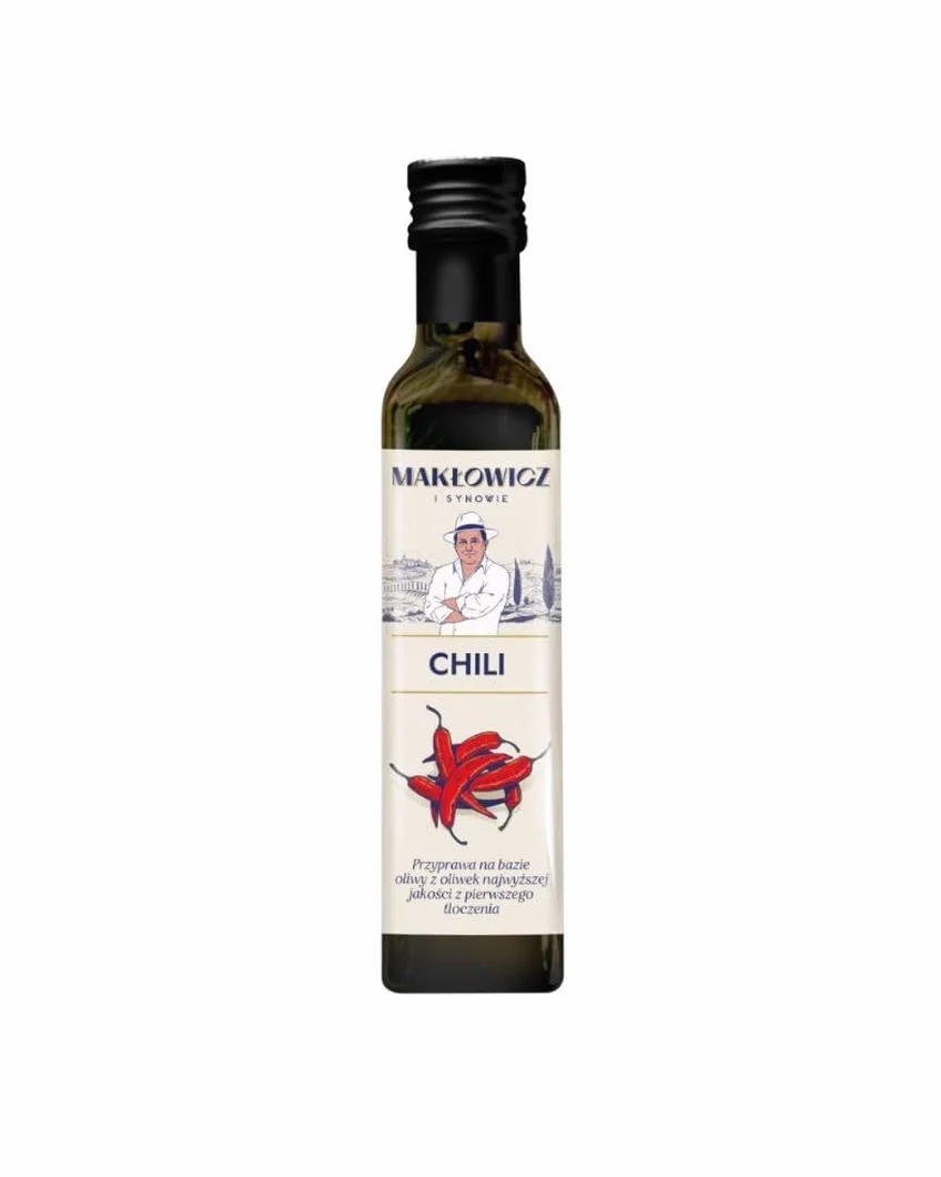 MAKŁOWICZ I SYNOWIE Smakowa oliwa z oliwek Chili 250 ml