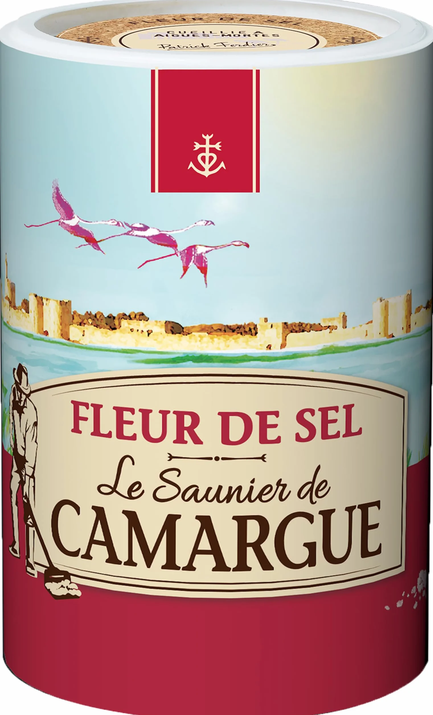 Le Saunier de Camargue Fleur De Sel w puszce 1 kg, sól morska z południowej Francji