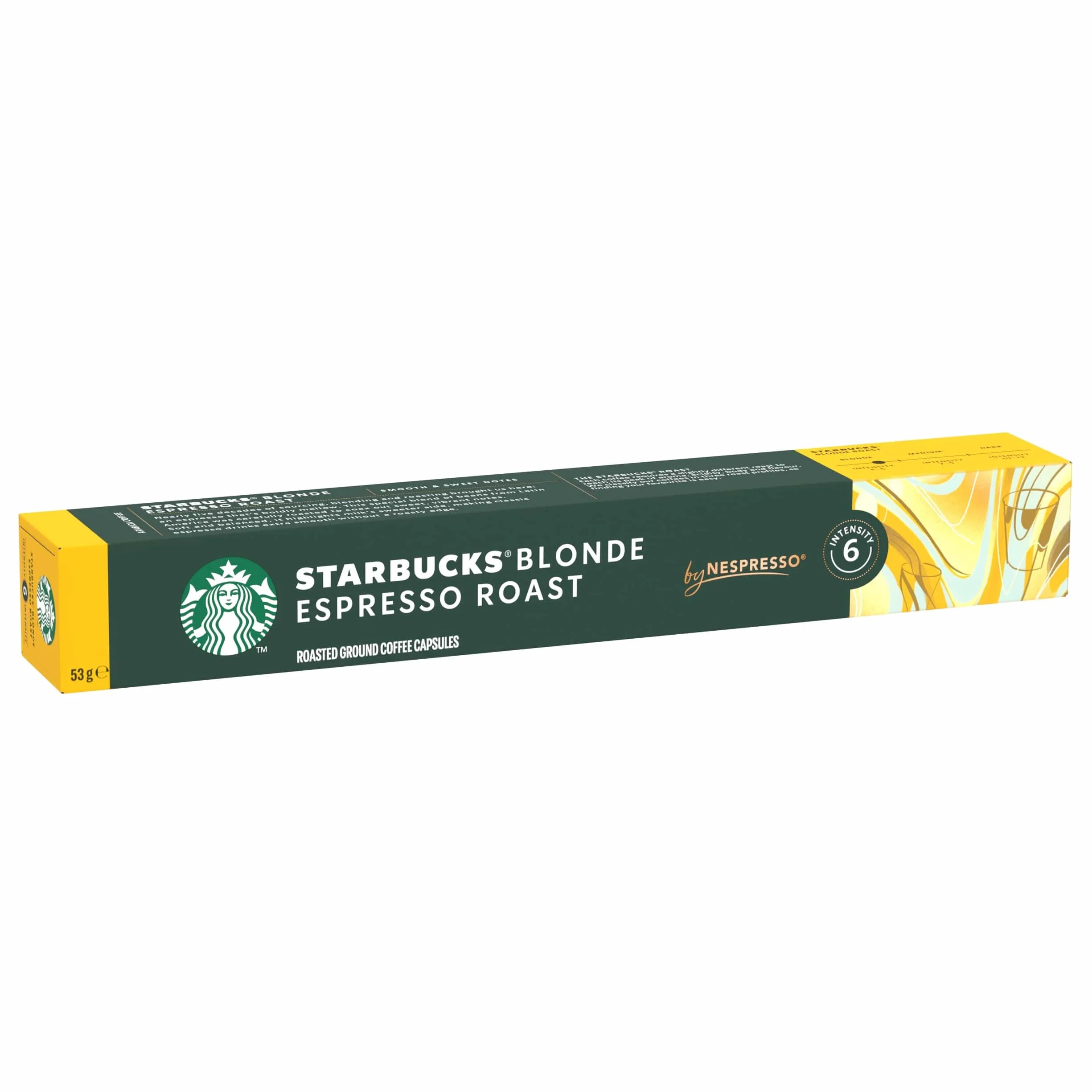 STARBUCKS Blonde Espresso Roast kapsułki kawy Nespresso 100 sztuk