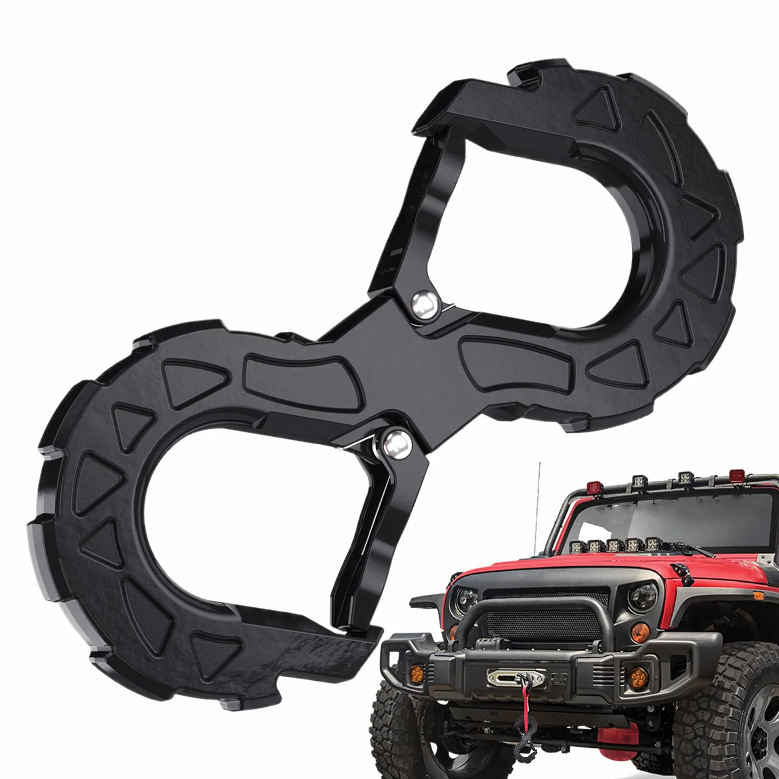 Uchwyt Holowniczy Wytrzymały Hak Holowniczy 15000 Kg | S-Kształtna Szekla Holownicza Do Pickupów Do Łodzi, Przyczep, Suv, Atv, Ciężarówek, Holowania, Transportu, Terenowego,